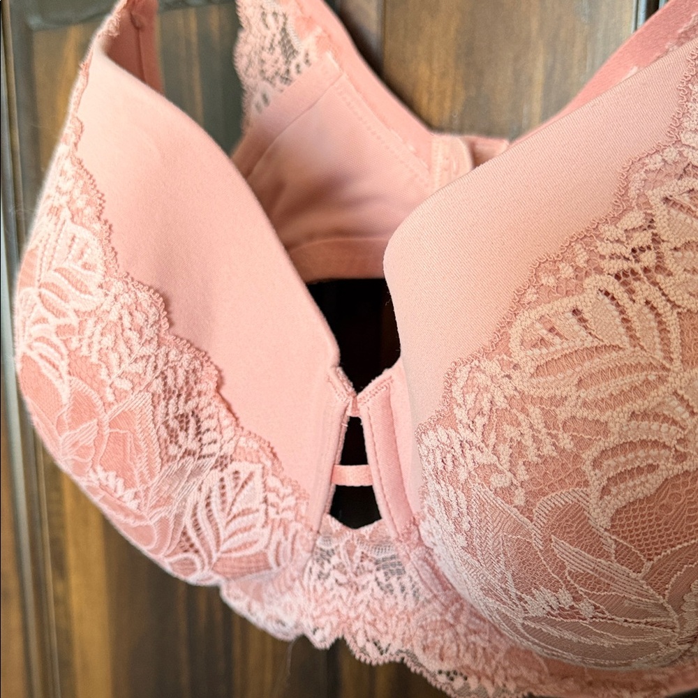 Auden Dusty Rose Lace Underwire Bra - Picture 2 of 6